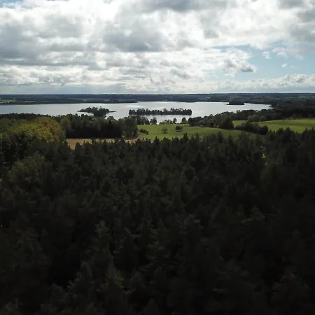 Mieszkanie nad jeziorem Rydzówka+prywatny staw+plaża+Mazury Srokowo Exterior foto